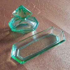 Alte Frisiertisch Garnitur