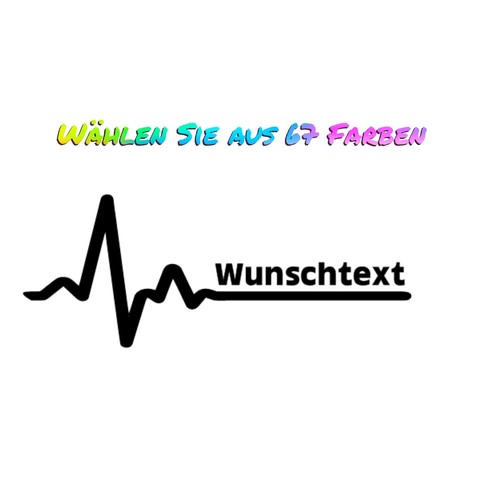 Aufkleber herzschlag puls - herzschlag,