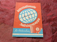 INTERNATIONALE SOLISTEN-MAPPE für Akkordeon Band 9 Albert Vossen III Titel s. u