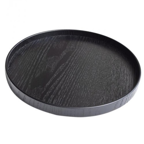 Natur rund holz teller - natur,