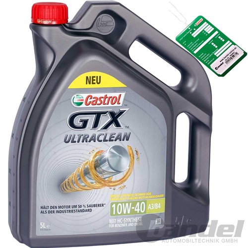 Liter castrol gtx 10w - 5,