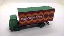Albedo Mercedes 1628 NG Koffer-LKW grün rot DEICHMANN Schuhe (36)