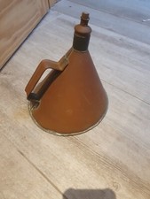 Antiker Kupfer Ölausgießer, 2. Weltkrieg Ölkessel