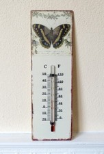 Thermometer Blechschild