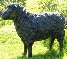 SCHAF SCHWARZ 78 cm Deko