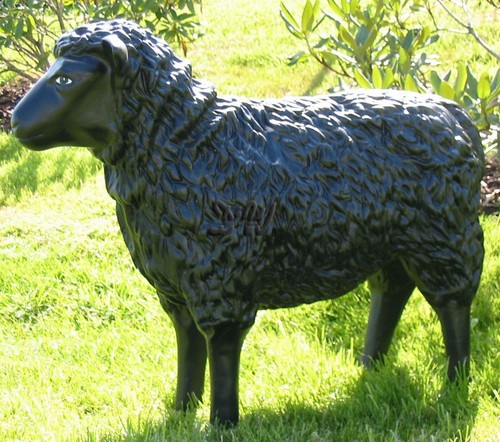 Schaf schwarz deko - schwarz,