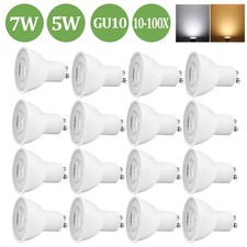 4-100er LED GU10 Birnen 5W 7W