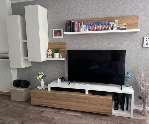 Moderne wohnwand lowboard - wohnwand, tv-lowboard