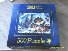 3 D EFFEKT PUZZLE - 500 Puzzleteile