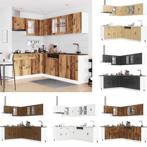 Tlg küchenschrank set - 11-tlg., küchenschrank-set