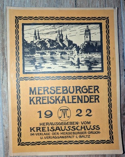 Merseburger kreiskalender 1922 - merseburger,