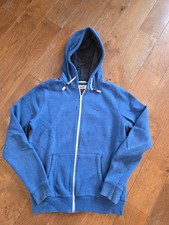Hilfiger Denim Kapuzen Sweatjacke Hoodie royal blau Gr. M gut erhalten