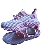 Stoff Sneaker Rosa Gr. 38 / Plateausohle/ B-Ware