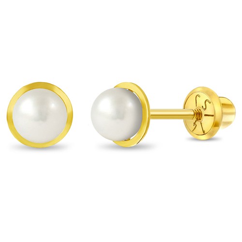 14k gelbgold mädchen weiß - 14k,