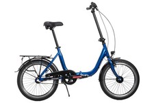 20 Zoll Alu Klapp Falt  Fahrrad Shimano 3 Gang Rücktrittbremse Folding Bike blau