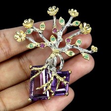 925 Sterlingsilber Brosche