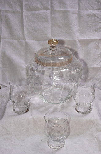 Bowle set aus glas - bowle,