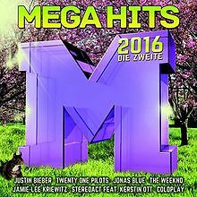 Megahits 2016 die - 2016, zweite