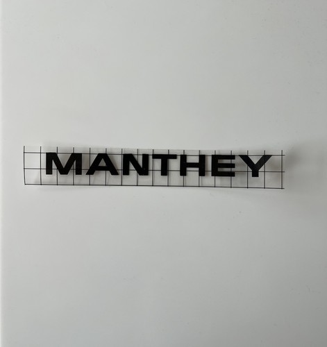 Manthey text aufkleber - manthey,