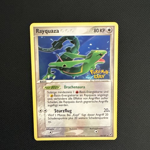 Pokémon karte rayquaza - karte, 22/107