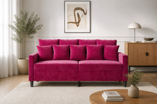 2 Sitzer Sofa Samt Couch