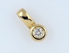 Solitär anhänger diamant - anhänger,