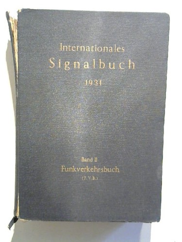Internationales signalbuch - internationales,