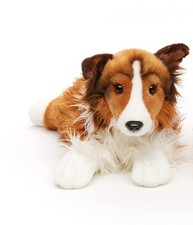 Langhaarcollie, liegend  41 cm
