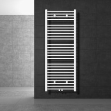 Badheizkörper Sahara Heizkörper mit Mittelanschluss Handtuchtrockner Weiß