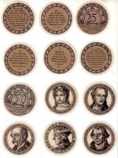 12 banknotes emergency money