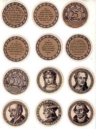 Banknoten notgeld stadt - banknoten,