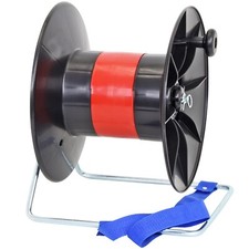 Weidezaunhaspel auf Gestell