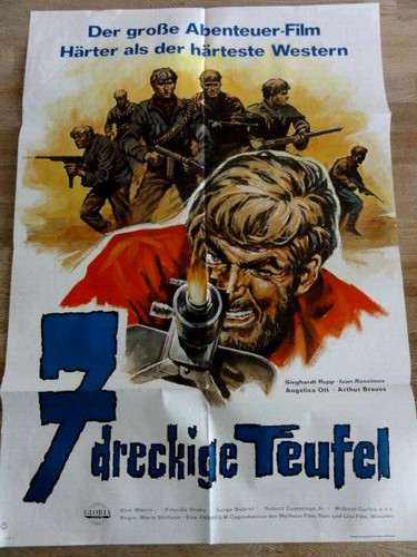 Kino plakat dreckige teufel - kino,