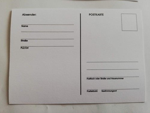 Postkarten selber - postkarten, a6,