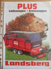 66 PROSPEKT LANNDSBERG PLUS Katalog Ladewagen/ Erntewagen