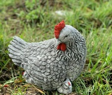 Frostfeste Steinfigur Huhn