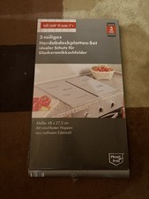 2er Set Herdabdeckplatten Ceranfeldabdeckung Abstellplatte Herdabdeckung