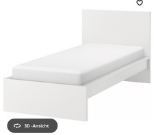 IKEA Stora Hochbett 140x200, Holz, Weiß