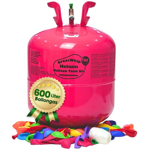 Helium gasflasche 600l für - gasflasche,