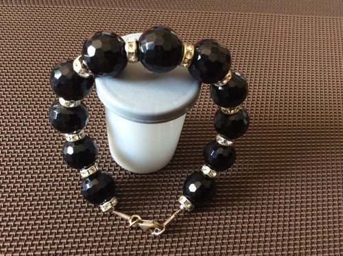 Onyx armband superschön - onyx-armband.,