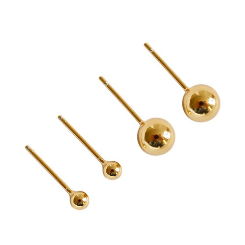Ohrstecker goldene kugel - ohrstecker,