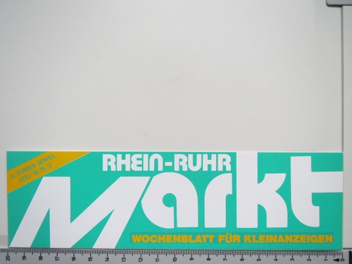 Aufkleber sticker rhein - rhein, ruhr