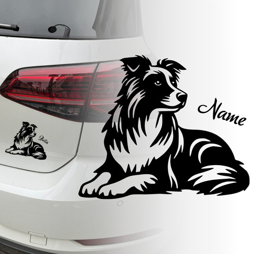 Auto aufkleber border collie - auto,