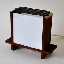 Kleine Teakholz REGALLEUCHTE, 60er Jahre