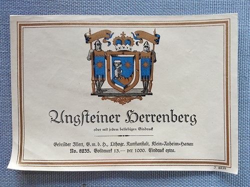 Altes weinetikett - altes,