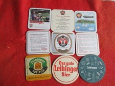 Ravensburg 9 verschiedene BIerdeckel der Brauerei Leibinger