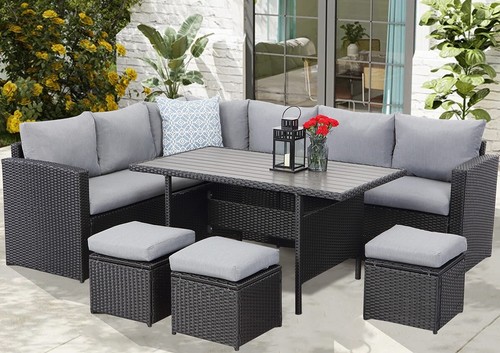 Mexo polyrattan gartenmöbel - polyrattan,
