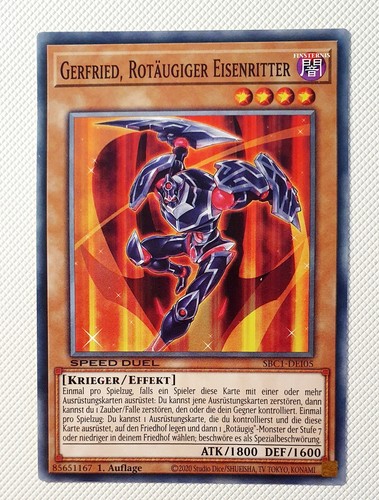 Yugioh gerfried rotäugiger - gerfried,,
