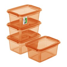 4x Container mit Deckel 1.5L