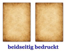 100 Blatt DIN A4 Briefpapier Motivpapier Urkundenpapier 90g/m² Druck zweiseitig
